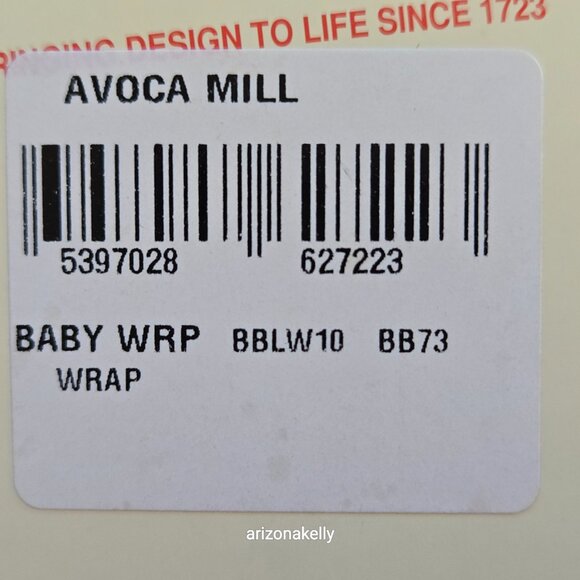 NWT Lambswool Baby Wrap/Scarf/Lap Blanket Herringbone AVOCA Ireland - Picture 10 of 12